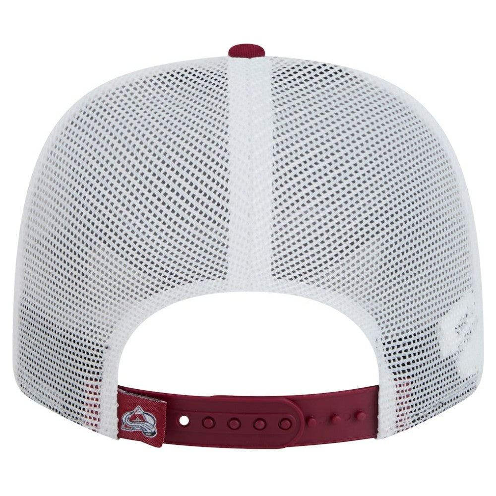 Colorado Avalanche New Era Core Trucker 9SEVENTY Stretch-Snap Hat Burgundy