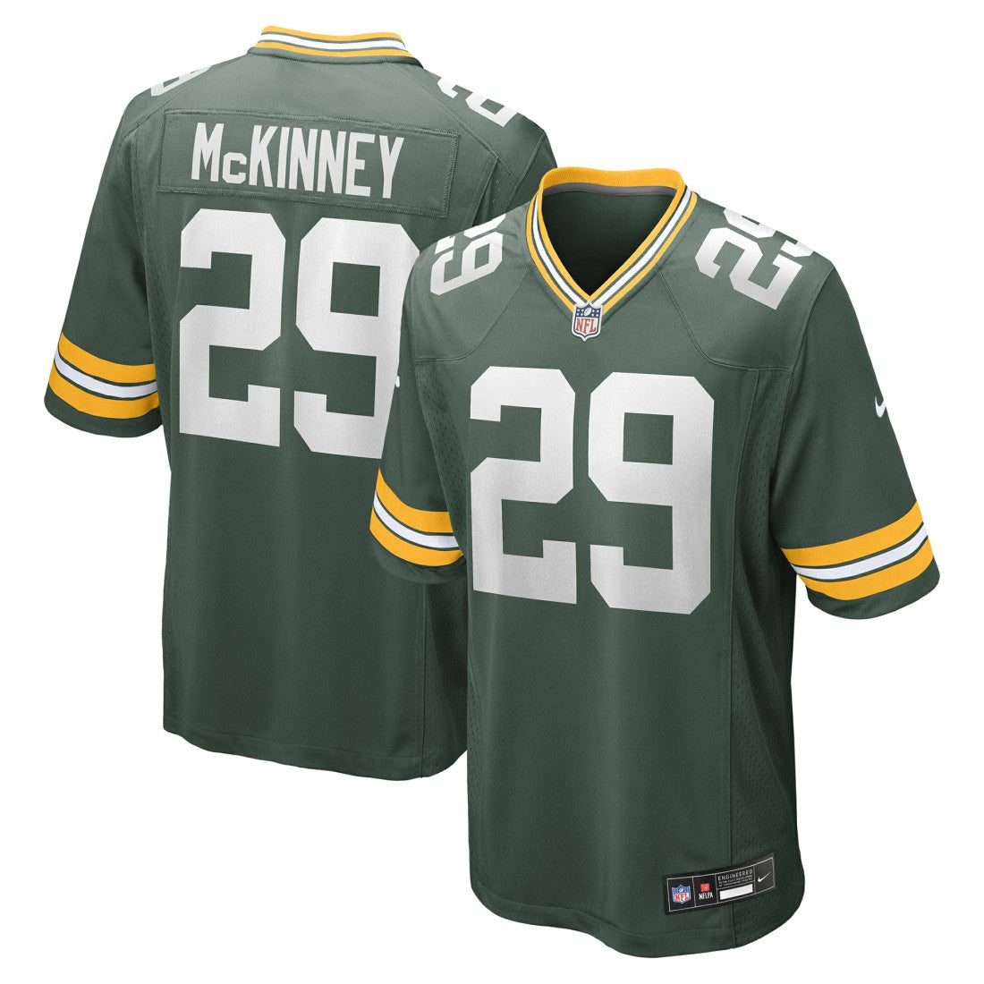 Xavier McKinney Green Bay Packers Team Game Jersey - Green | Nike for sale