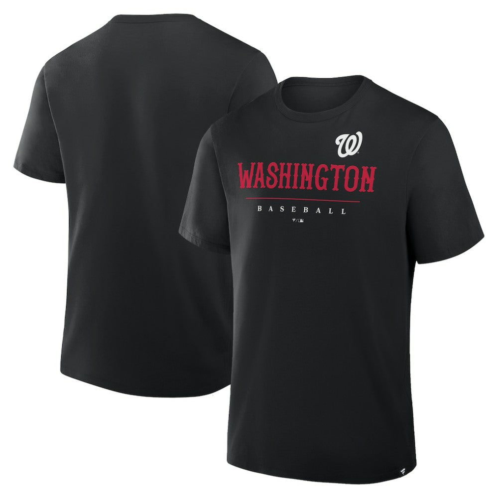 Washington Nationals Color Pop Legacy Clubhouse T-Shirt - Black