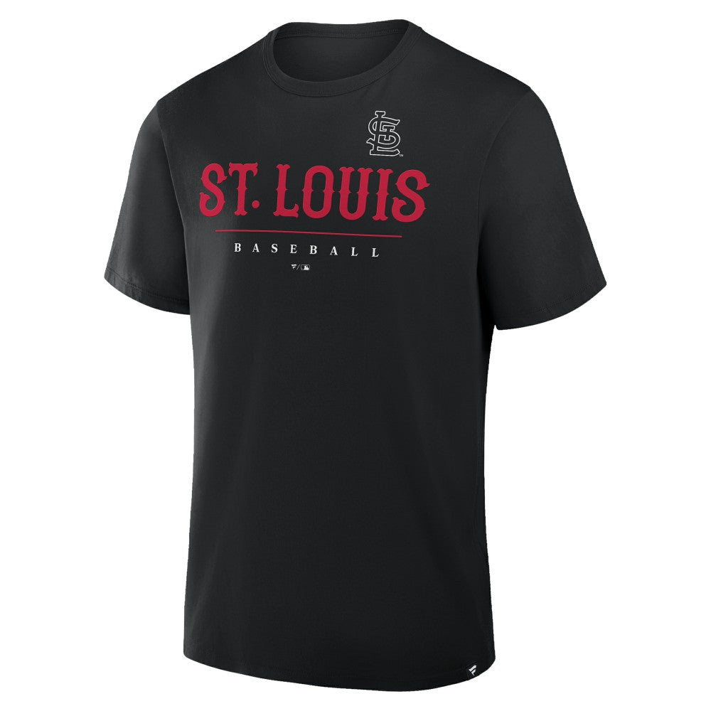 St. Louis Cardinals Color Pop Legacy Clubhouse T-Shirt - Black