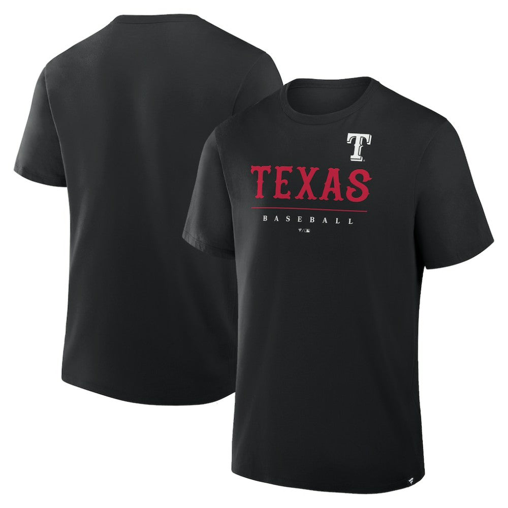 Texas Rangers Color Pop Legacy Clubhouse T-Shirt - Black