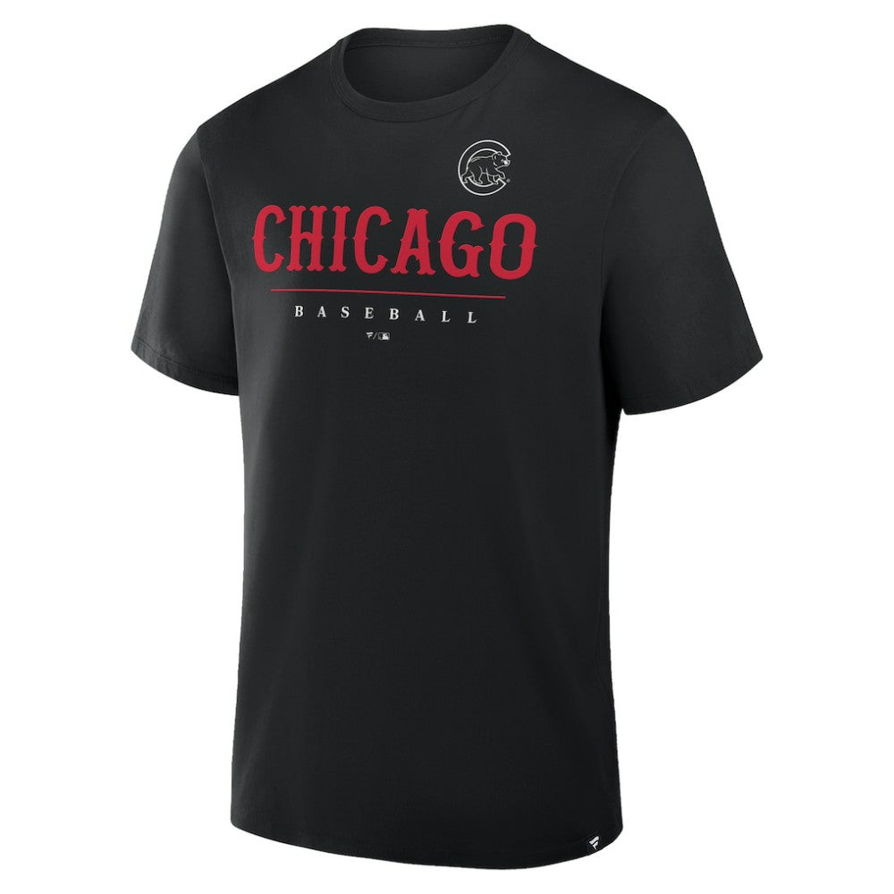 Chicago Cubs Color Pop Legacy Clubhouse T-Shirt - Black
