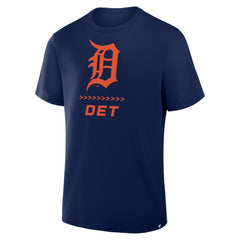Detroit Tigers Clubhouse Legacy Side Swipe T-Shirt - Navy