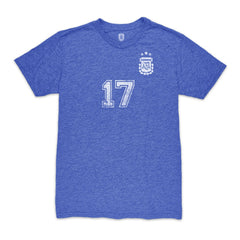 Alejandro Garnacho Argentina National Team 1863FC Player Vintage Tri-Blend T-Shirt - Blue online