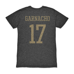 Alejandro Garnacho Argentina National Team 1863FC Player Vintage Tri-Blend T-Shirt - Black for sale