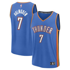 Chet Holmgren Oklahoma City Thunder Fast Break Replica Player Jersey - Icon Edition - Blue | Fanatics shop