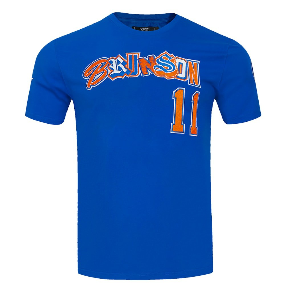 Jalen Brunson New York Knicks Pro Standard City Ransom T-Shirt - Blue on sale