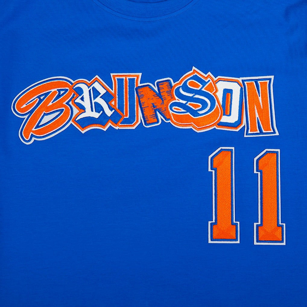 Jalen Brunson New York Knicks Pro Standard City Ransom T-Shirt - Blue on sale