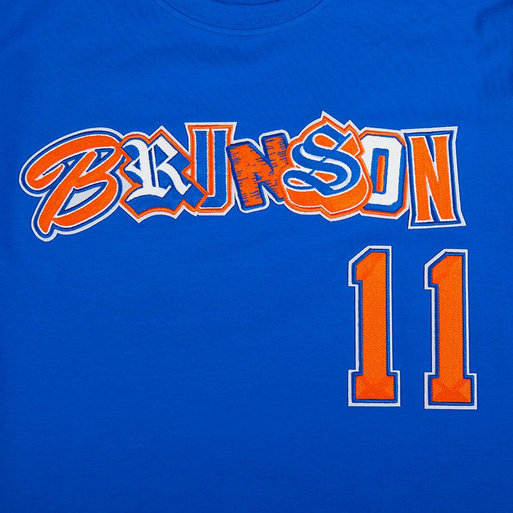 Jalen Brunson New York Knicks Pro Standard City Ransom T-Shirt - Blue on sale