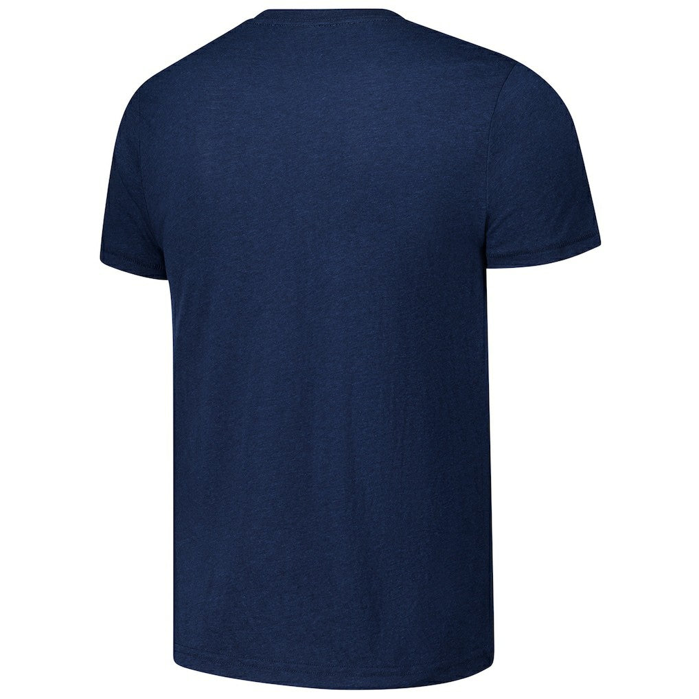 Chicago Bears Homage Unisex Ruffle Some Feathers Tri-Blend T-Shirt - Navy outlet