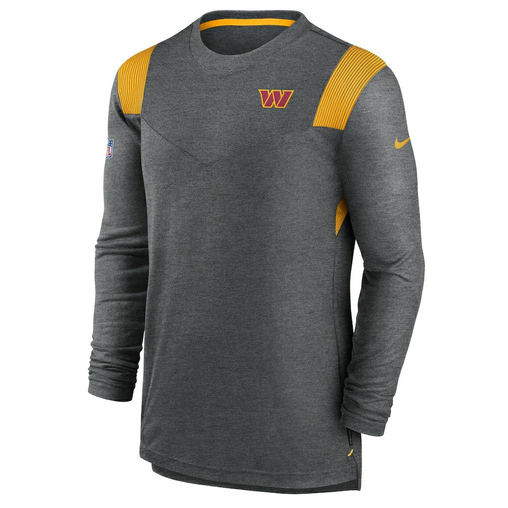 Washington Commanders Player Performance Long Sleeve T-Shirt - Heather Charcoal | Nike online