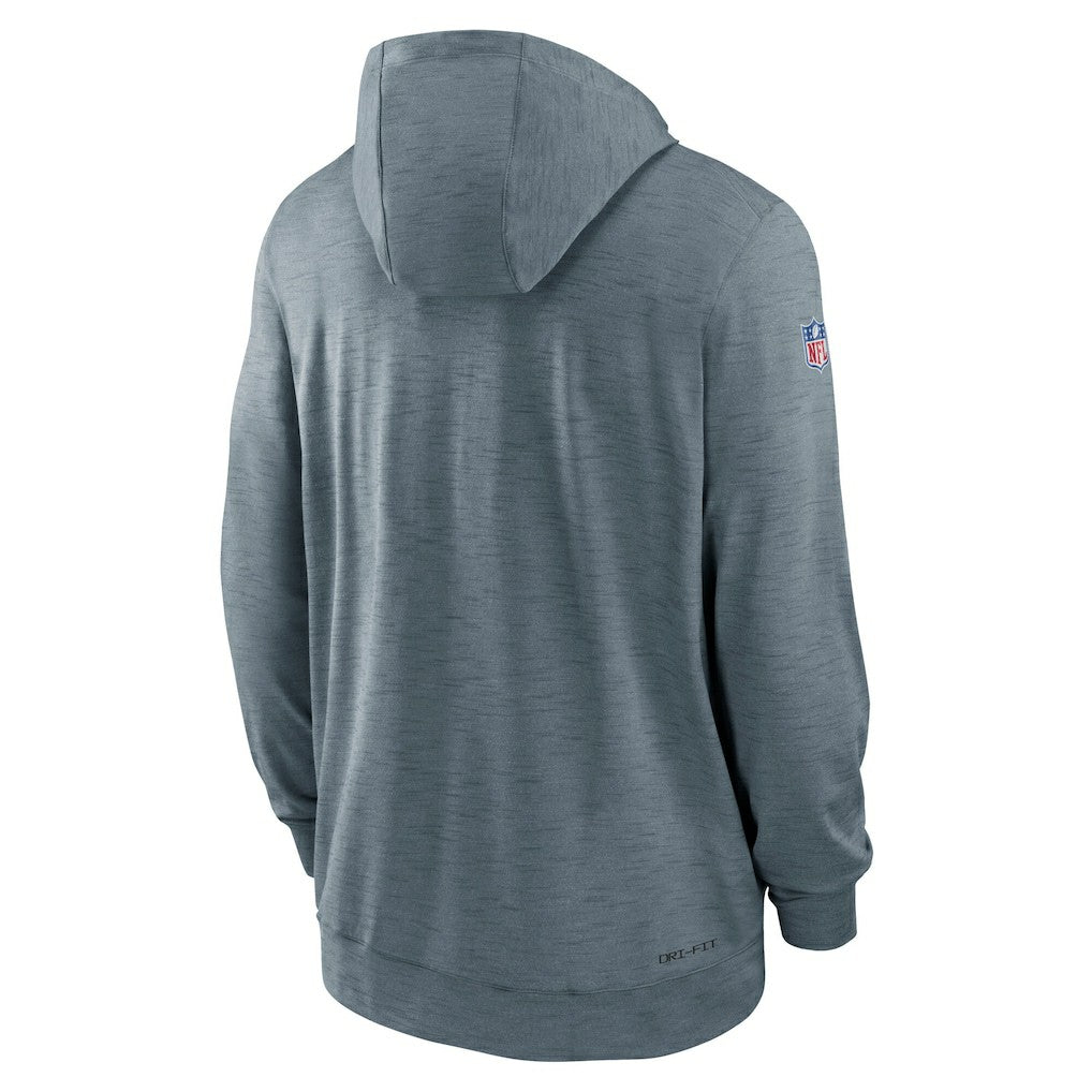 Minnesota Vikings 2022/23 Sideline Pop Performance Full-Zip Hoodie - Gray | Nike outlet