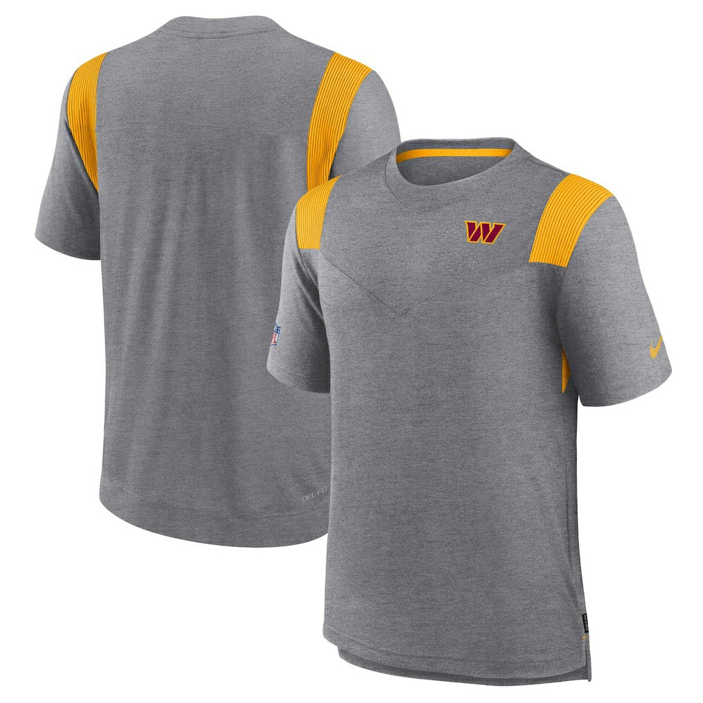 Washington Commanders Sideline Tonal Logo Performance Player T-Shirt - Charcoal | Nike cheap