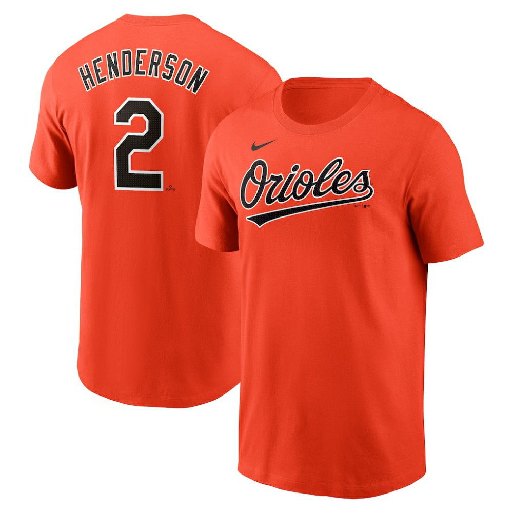 Gunnar Henderson Baltimore Orioles Fuse Name & Number T-Shirt - Orange | Nike