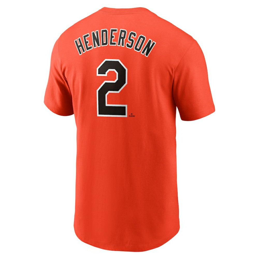 Gunnar Henderson Baltimore Orioles Fuse Name & Number T-Shirt - Orange | Nike