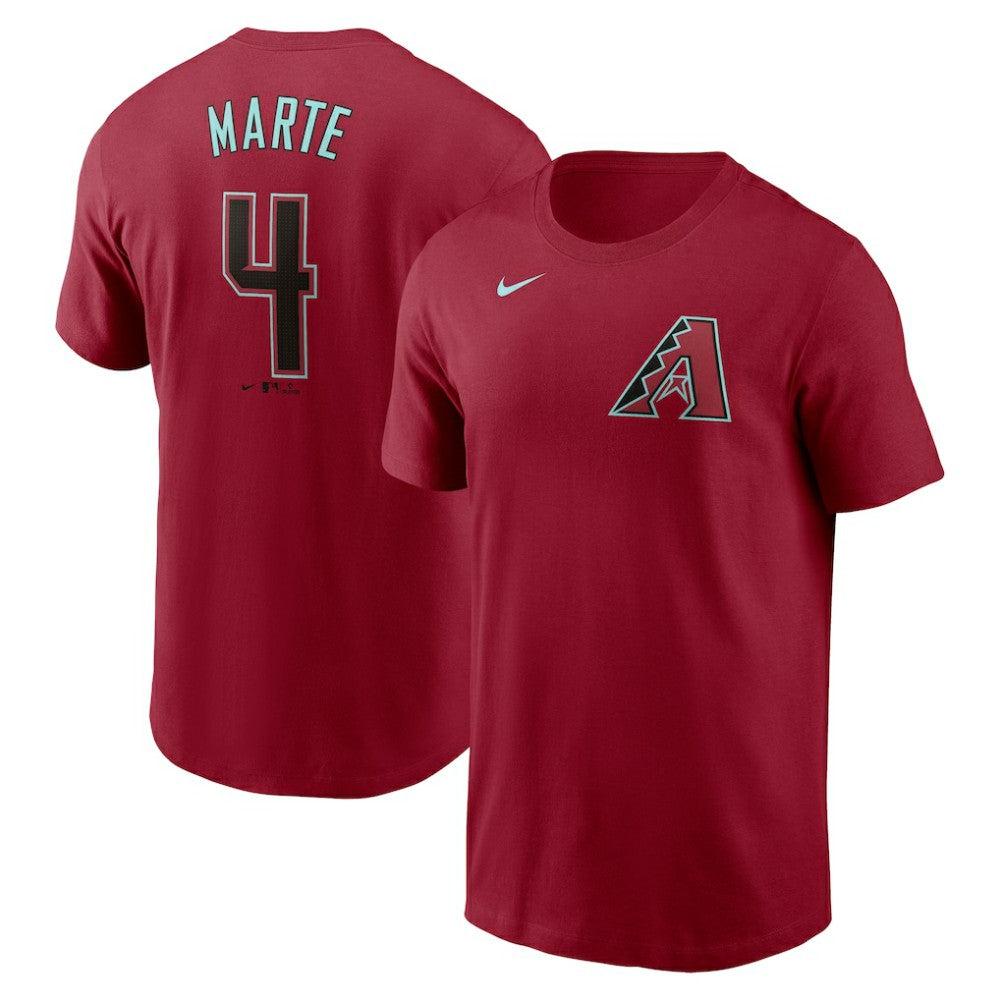 Ketel Marte Arizona Diamondbacks Fuse Name & Number T-Shirt - Red | Nike