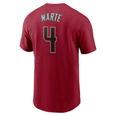 Ketel Marte Arizona Diamondbacks Fuse Name & Number T-Shirt - Red | Nike