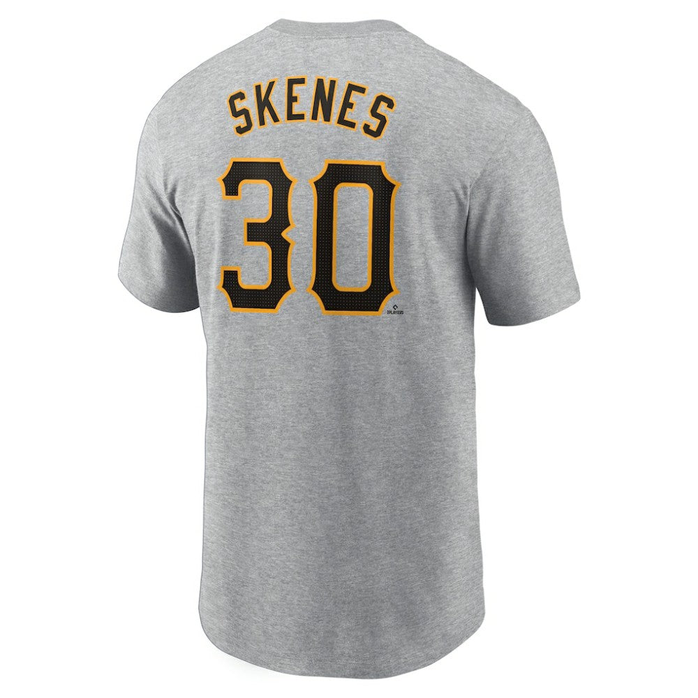 Paul Skenes Pittsburgh Pirates Fuse Name & Number T-Shirt - Heather Gray | Nike