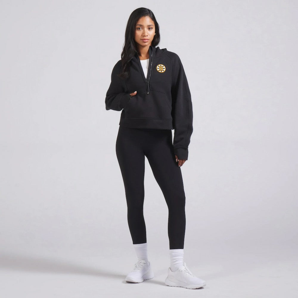 Boston Bruins lululemon Women's Scuba Oversized Half-Zip Hoodie Black