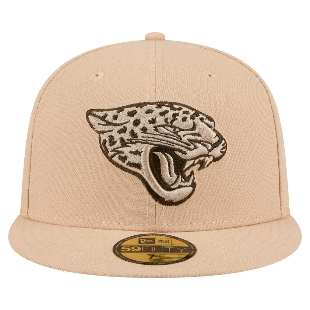 Jacksonville Jaguars New Era Candied Pecan 59FIFTY Fitted Hat - Tan outlet