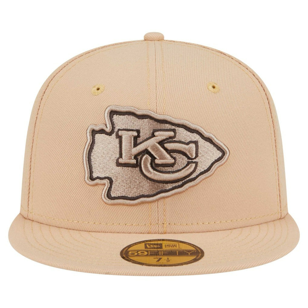 Kansas City Chiefs New Era Candied Pecan 59FIFTY Fitted Hat - Tan outlet
