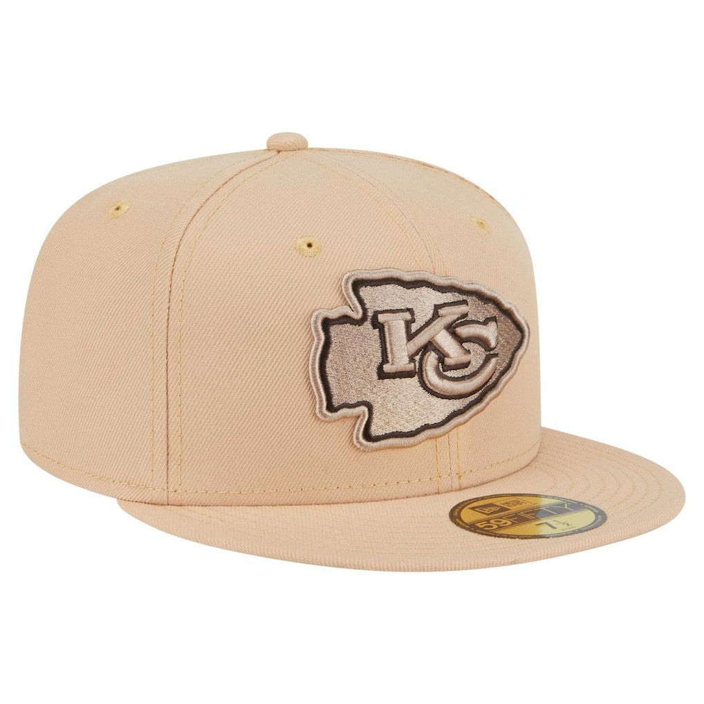 Kansas City Chiefs New Era Candied Pecan 59FIFTY Fitted Hat - Tan outlet
