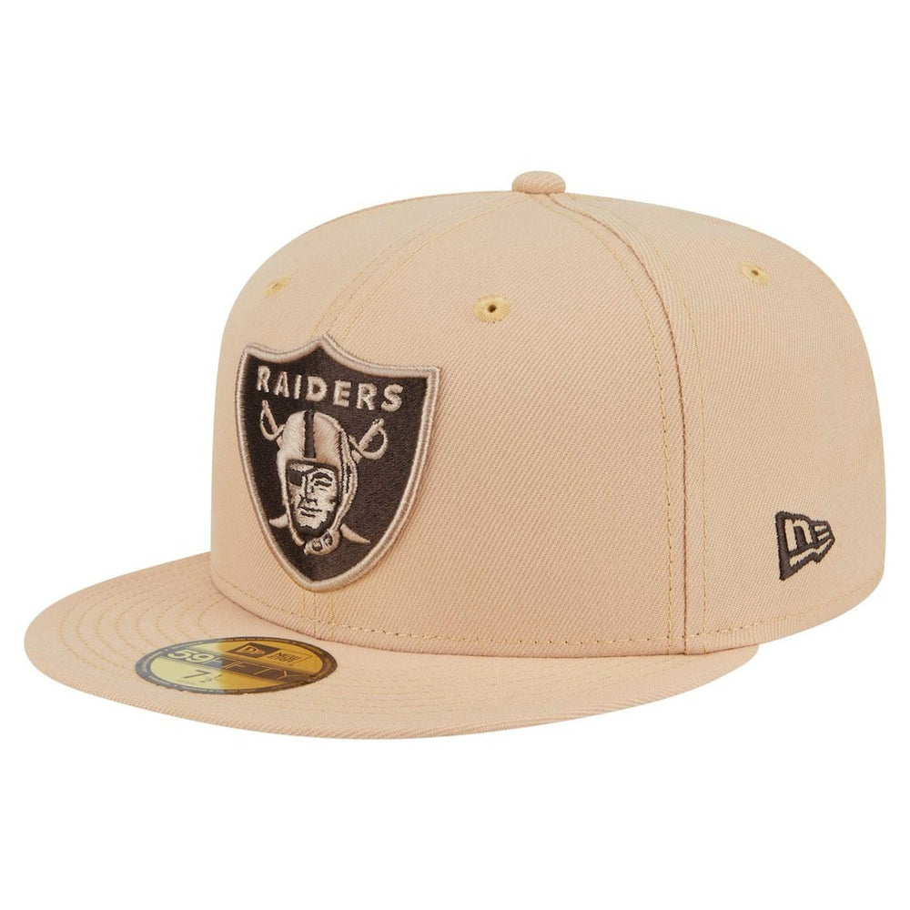 Las Vegas Raiders New Era Candied Pecan 59FIFTY Fitted Hat - Tan sale