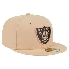 Las Vegas Raiders New Era Candied Pecan 59FIFTY Fitted Hat - Tan sale