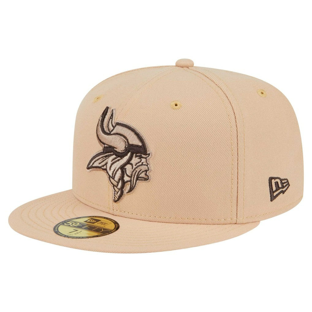 Minnesota Vikings New Era Candied Pecan 59FIFTY Fitted Hat - Tan sale