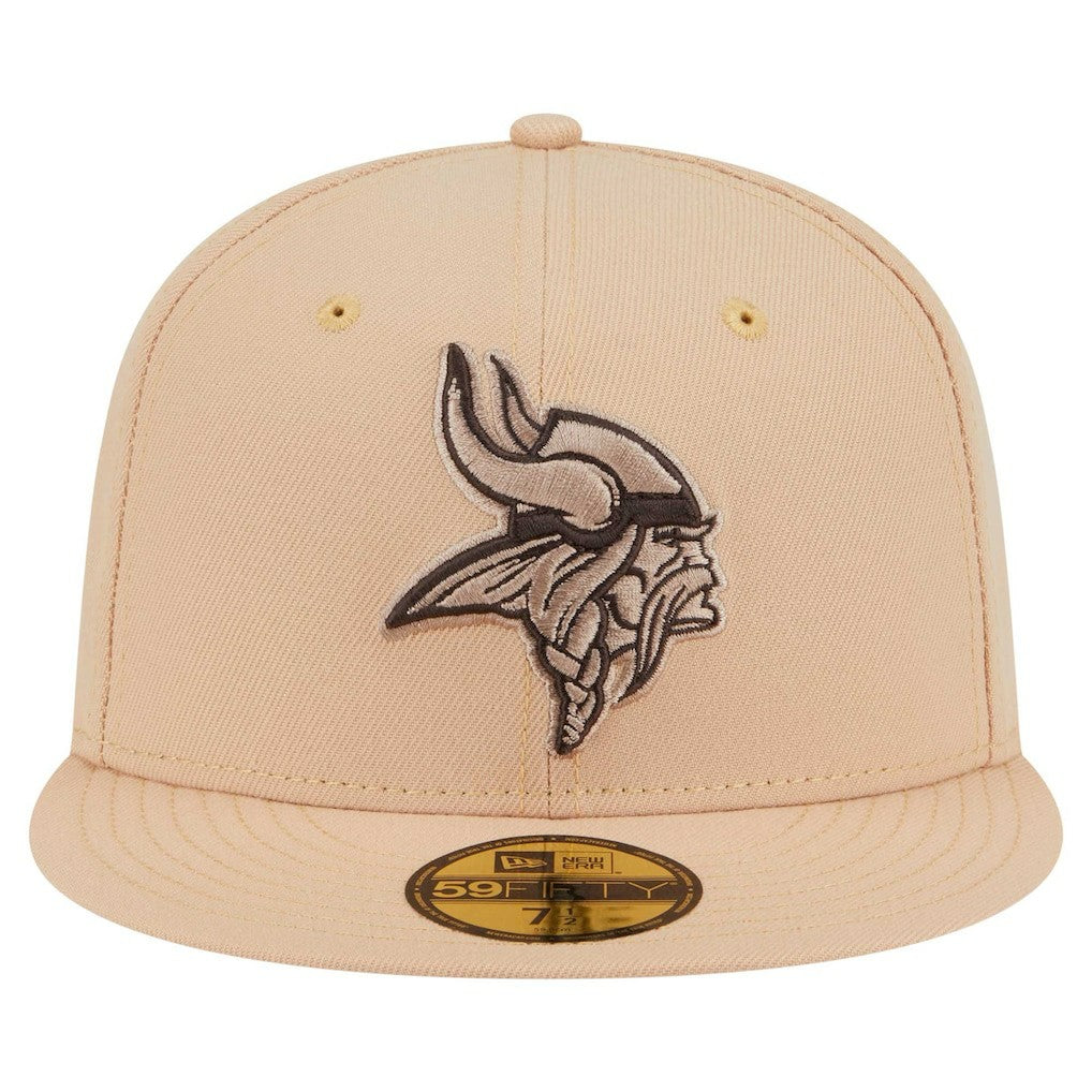 Minnesota Vikings New Era Candied Pecan 59FIFTY Fitted Hat - Tan sale