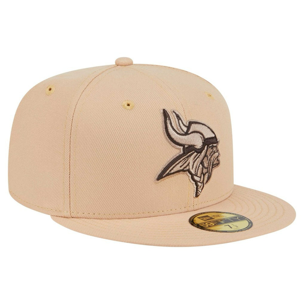 Minnesota Vikings New Era Candied Pecan 59FIFTY Fitted Hat - Tan sale