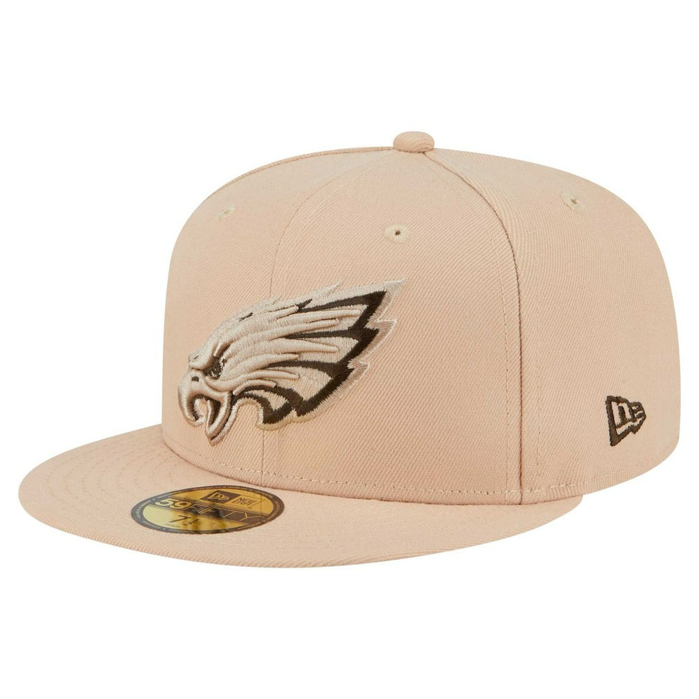Philadelphia Eagles New Era Candied Pecan 59FIFTY Fitted Hat - Tan for sale
