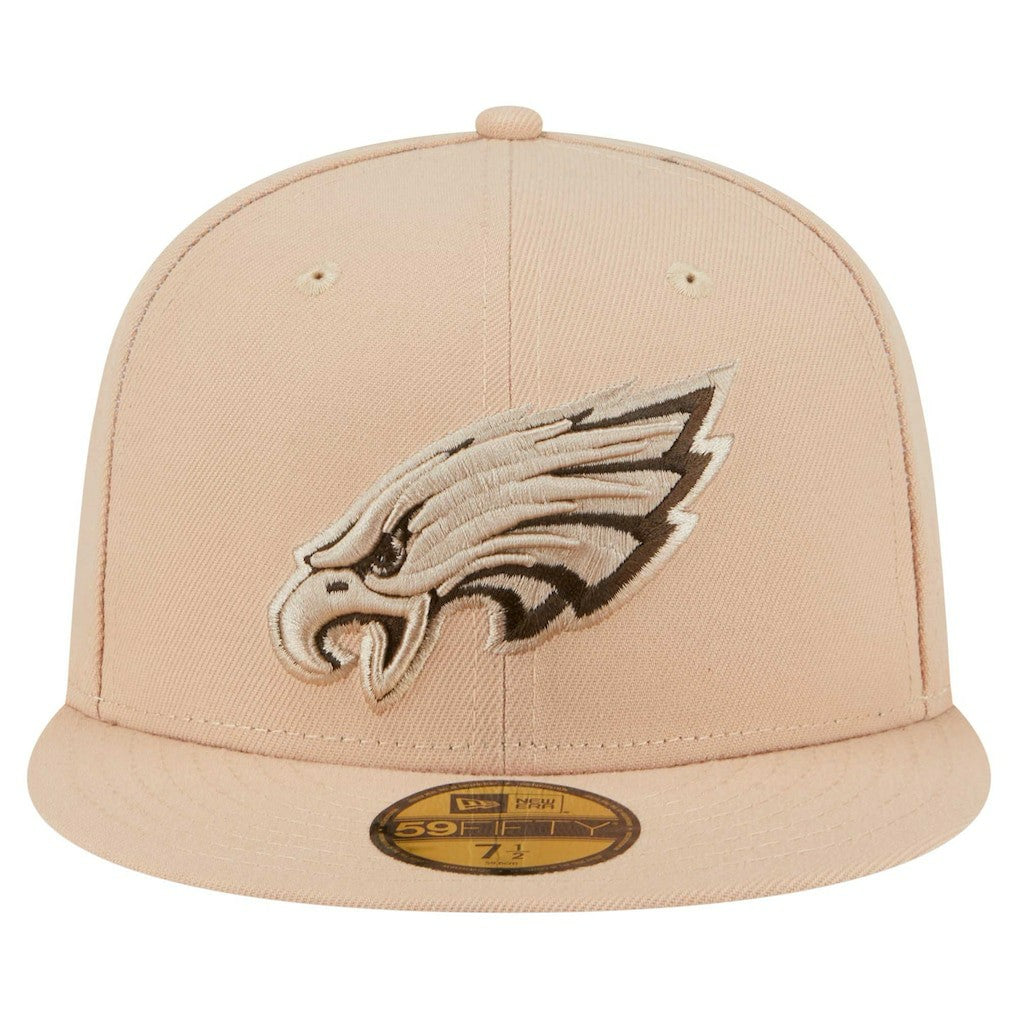 Philadelphia Eagles New Era Candied Pecan 59FIFTY Fitted Hat - Tan for sale