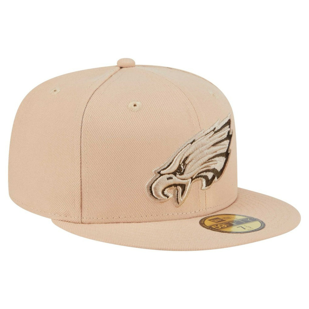 Philadelphia Eagles New Era Candied Pecan 59FIFTY Fitted Hat - Tan for sale