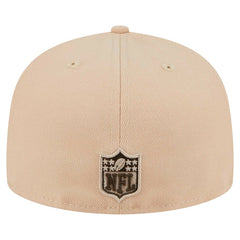 Baltimore Ravens New Era Candied Pecan 59FIFTY Fitted Hat - Tan on sale