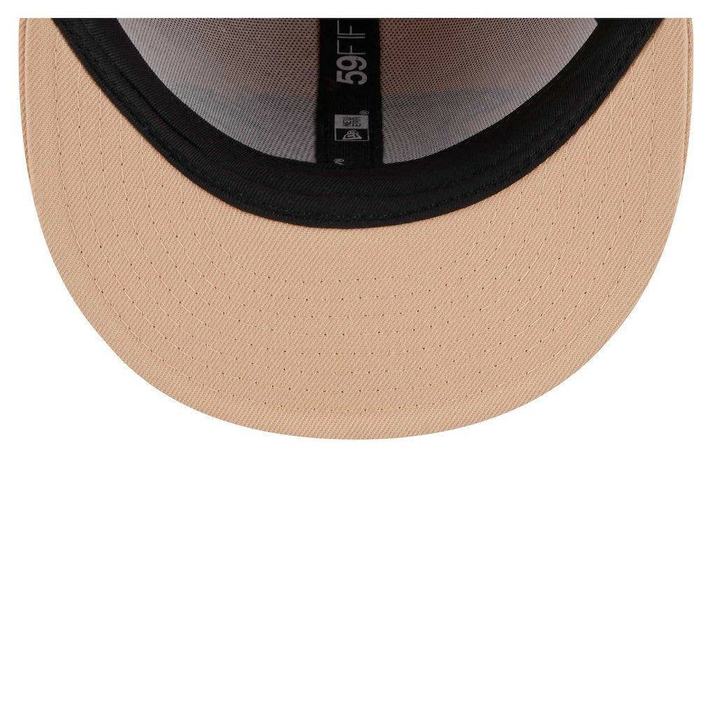 Baltimore Ravens New Era Candied Pecan 59FIFTY Fitted Hat - Tan on sale