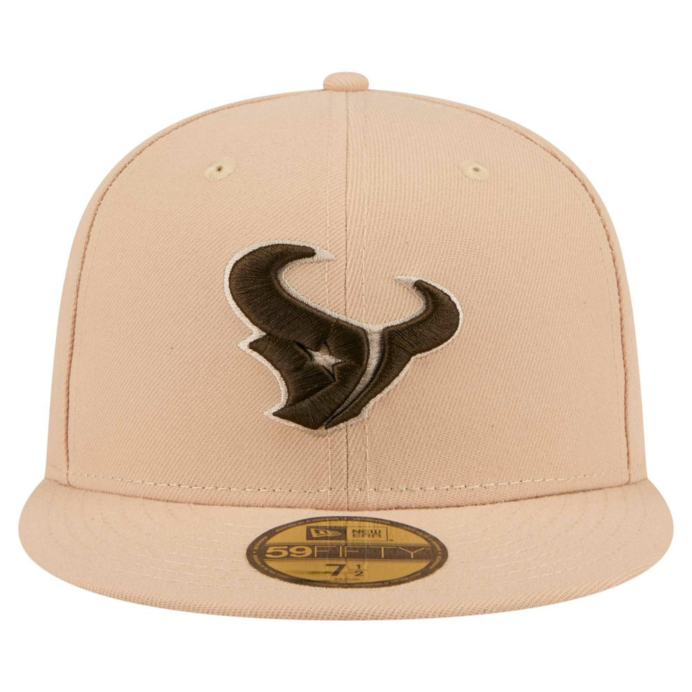 Houston Texans New Era Candied Pecan 59FIFTY Fitted Hat - Tan on sale