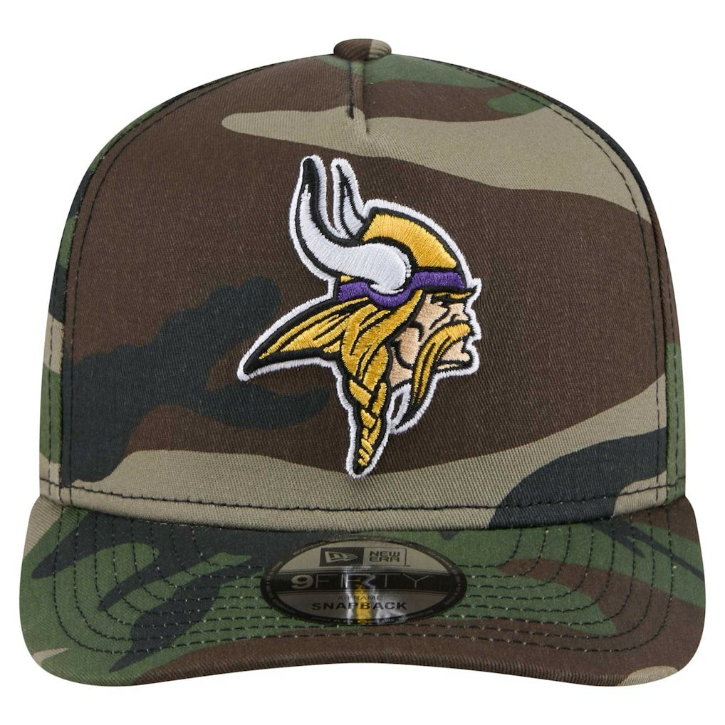 Minnesota Vikings New Era Woodsy 9FIFTY Snapback Hat - Camo discount