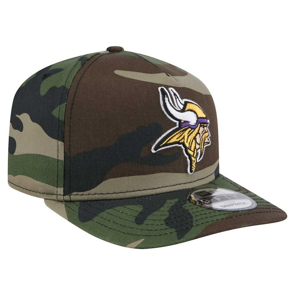 Minnesota Vikings New Era Woodsy 9FIFTY Snapback Hat - Camo discount