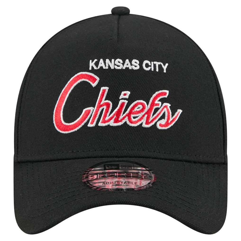 Kansas City Chiefs New Era Smith 9FORTY Adjustable hat - Black on sale