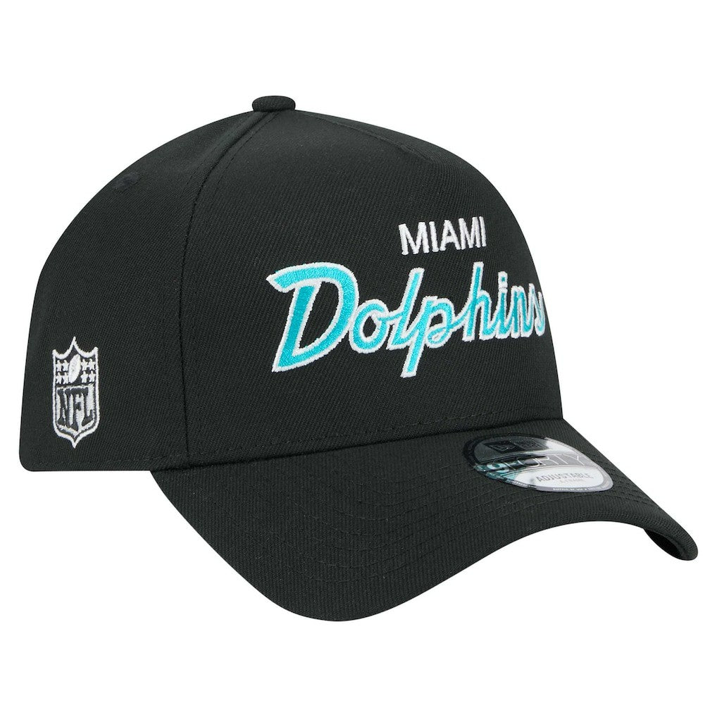 Miami Dolphins New Era Smith 9FORTY Adjustable hat - Black discount