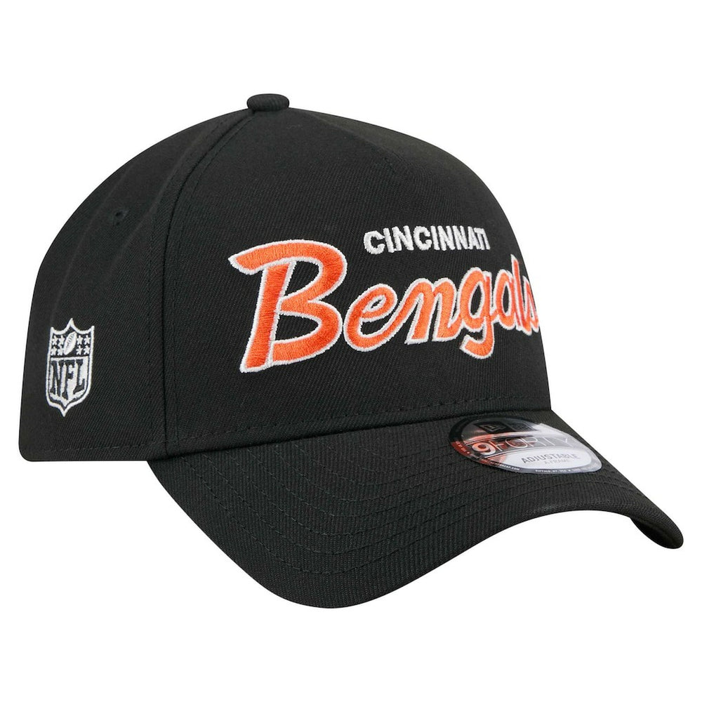 Cincinnati Bengals New Era Smith 9FORTY Adjustable hat - Black for sale
