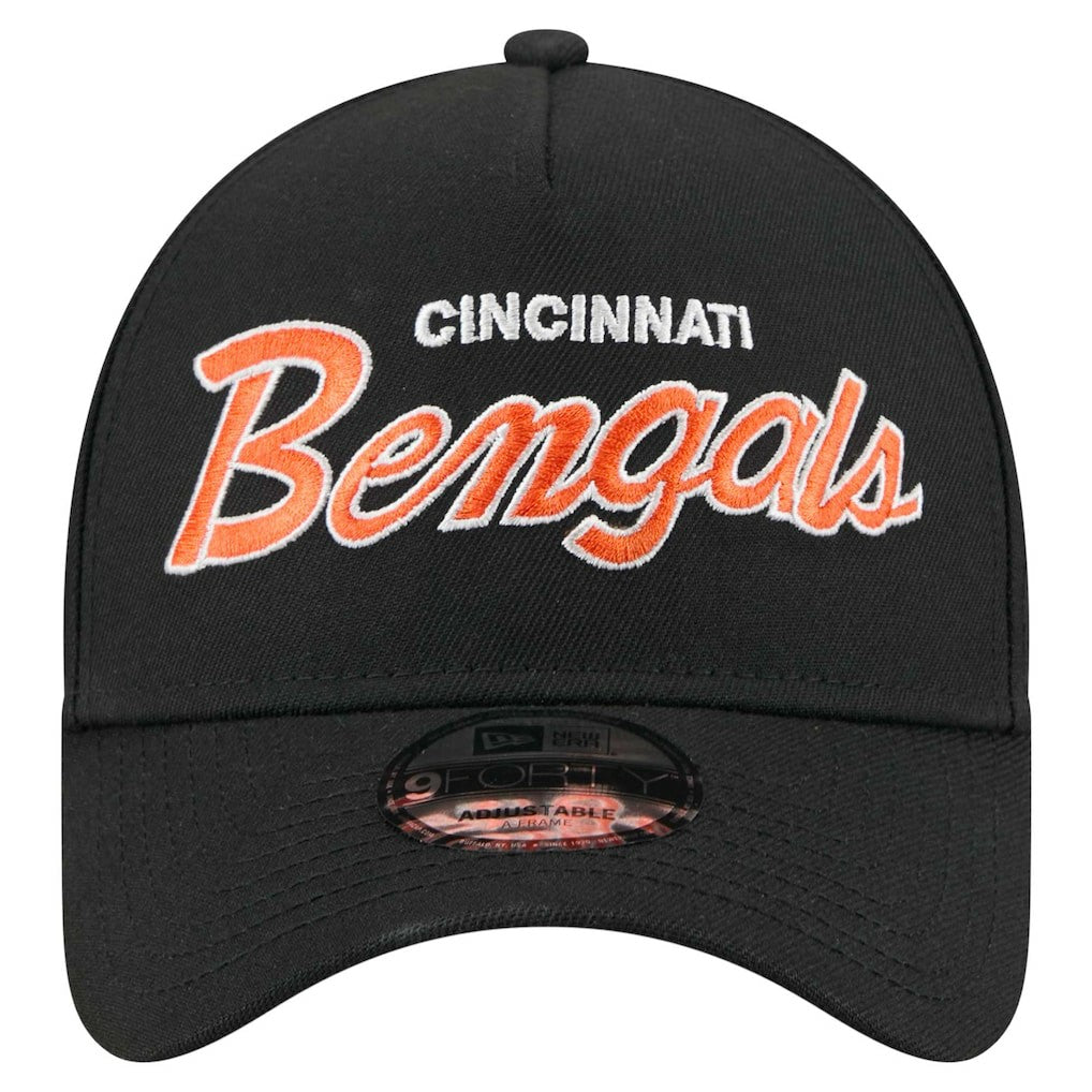 Cincinnati Bengals New Era Smith 9FORTY Adjustable hat - Black for sale