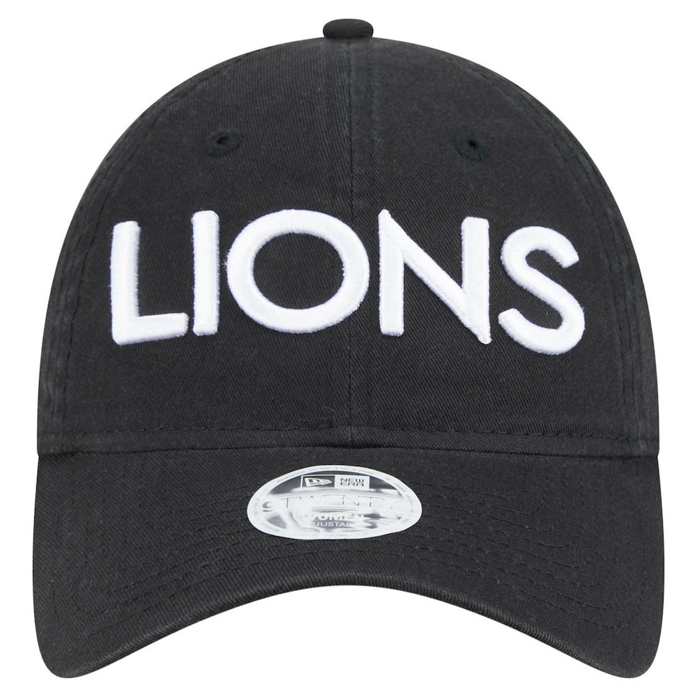 Detroit Lions New Era Women's Cece 9TWENTY Adjustable Hat - Black sale