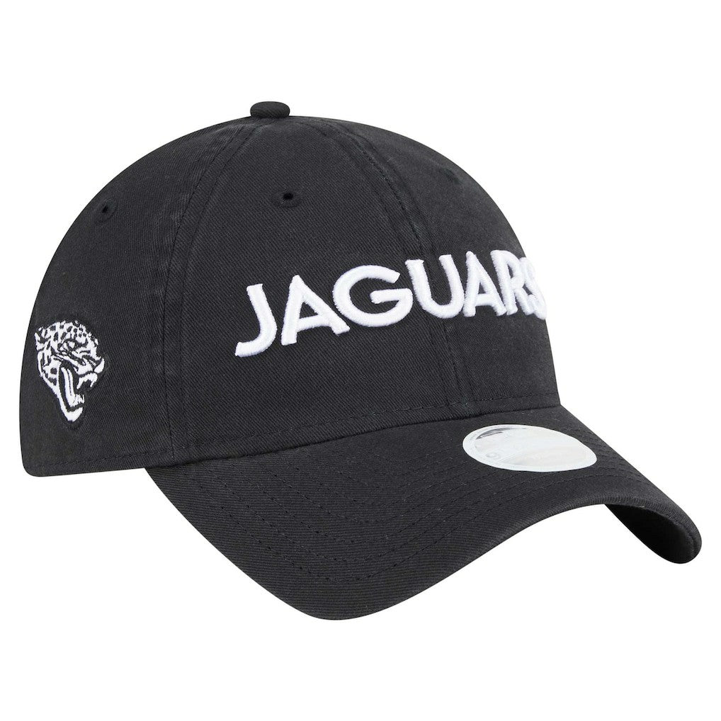 Jacksonville Jaguars New Era Women's Cece 9TWENTY Adjustable Hat - Black sale