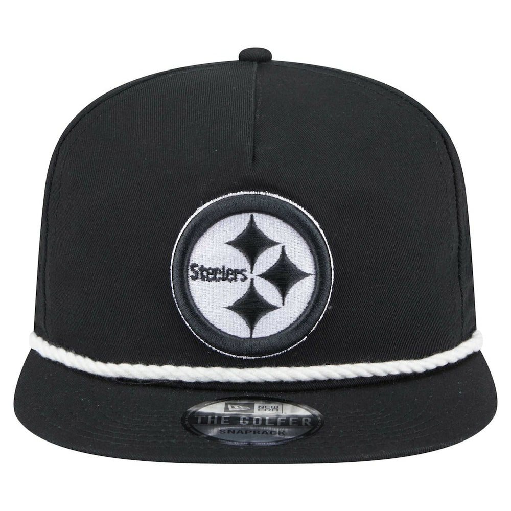Pittsburgh Steelers New Era B-Dub Golfer Snapback Hat - Black outlet