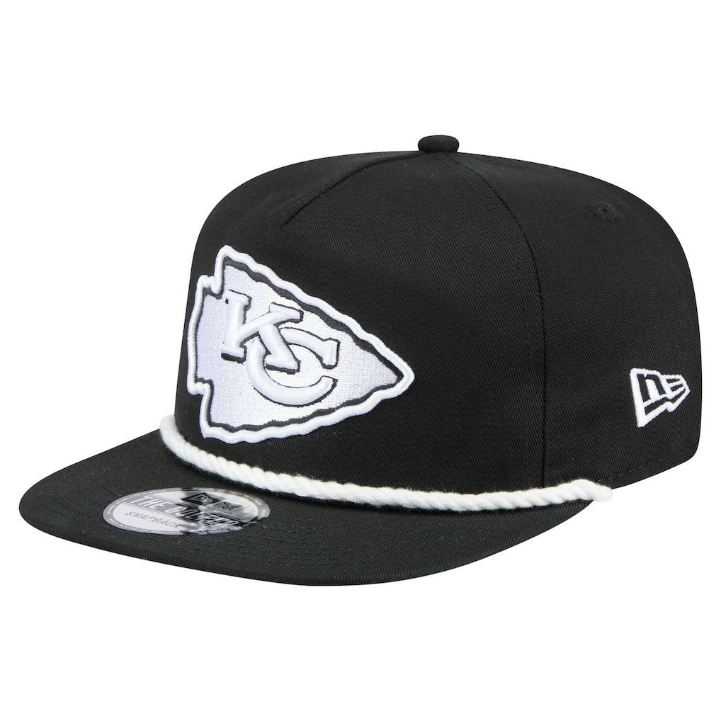 Kansas City Chiefs New Era B-Dub Golfer Snapback Hat - Black sale