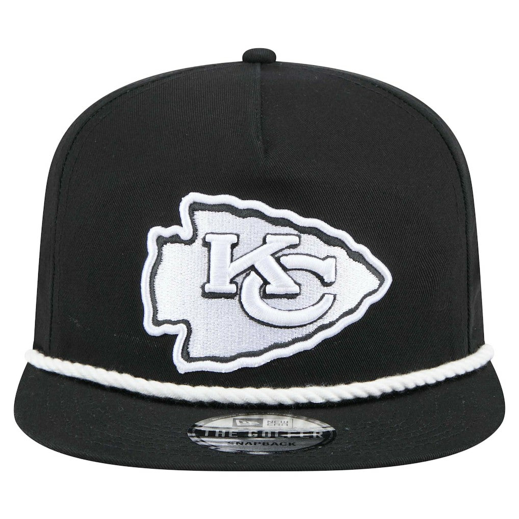 Kansas City Chiefs New Era B-Dub Golfer Snapback Hat - Black sale