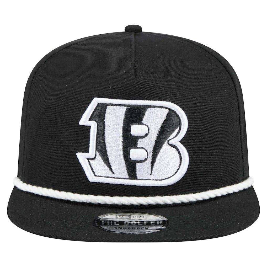 Cincinnati Bengals New Era B-Dub Golfer Snapback Hat - Black for sale