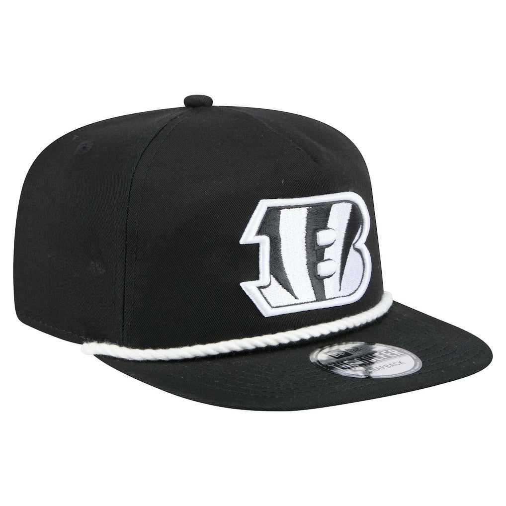 Cincinnati Bengals New Era B-Dub Golfer Snapback Hat - Black for sale